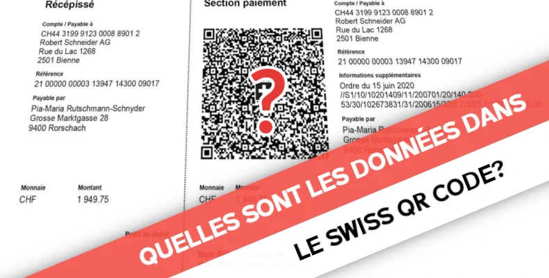 Que contient le Swiss QR Code?